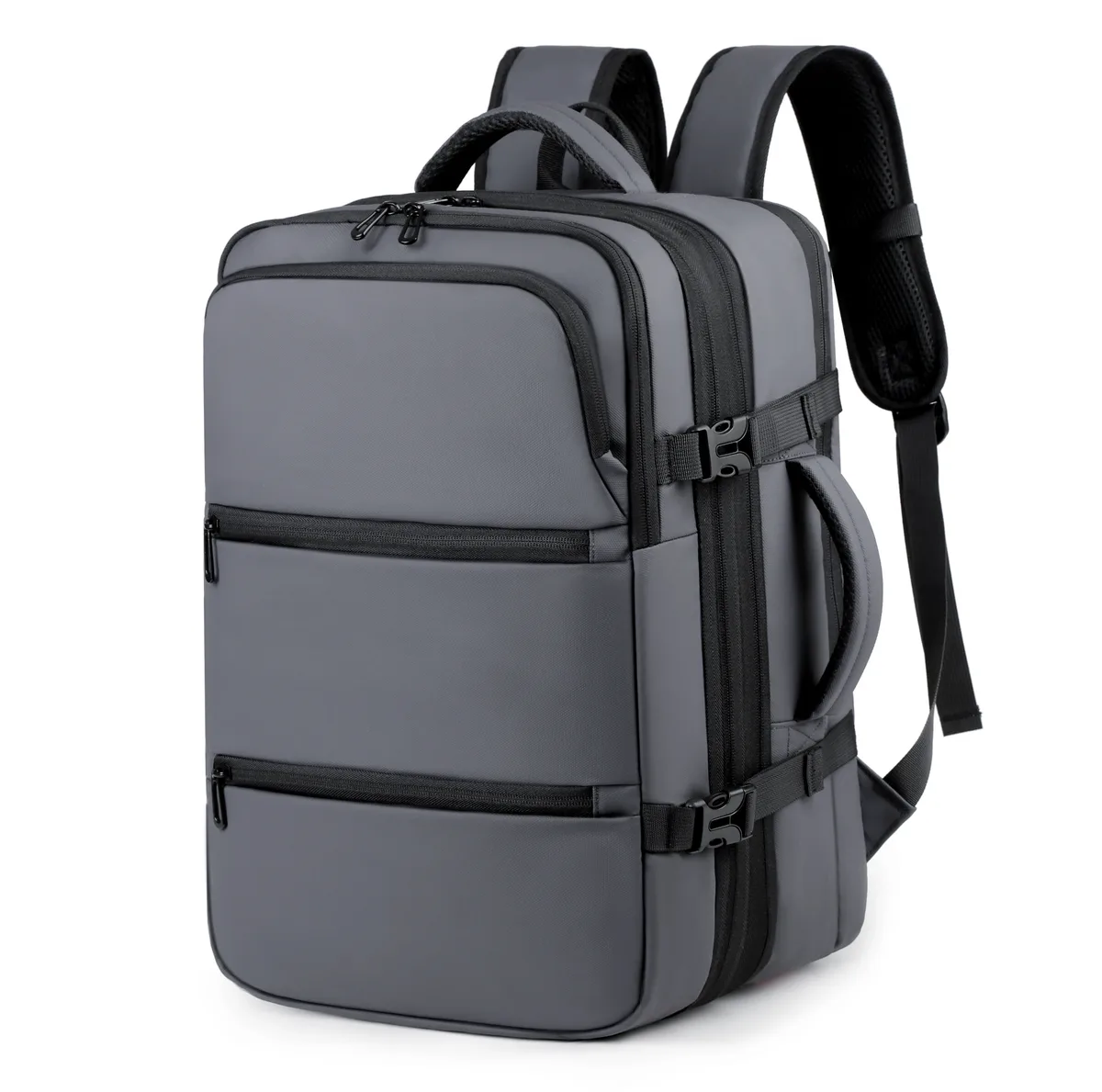 sac à dos pour homme pour les voyages d'affaires, grande capacité, extensible, sac à dos de voyage multifonctionnel à compression sous vide pour homme