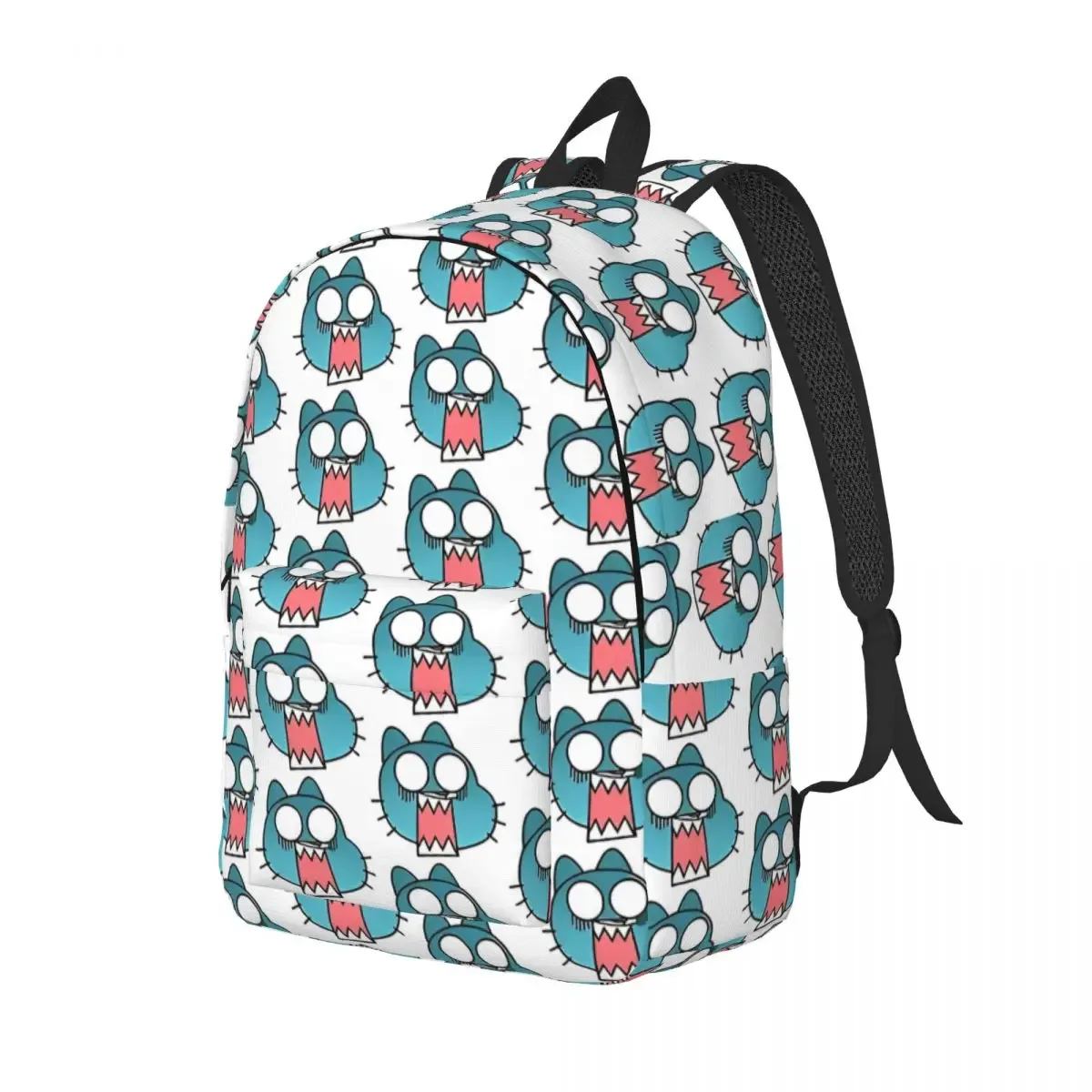gumball pixel art modèle sac à dos pour hommes femmes étudiant randonnée sac à dos comédie incroyable monde de gumball ordinateur portable sacs en toile
