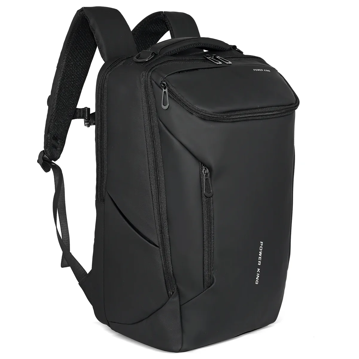 sac à dos classique décontracté 18 pouces, compartiment individuel pour ordinateur portable 15 pouces disponible, tissu lisse, pour les trajets quotidiens et les voyages