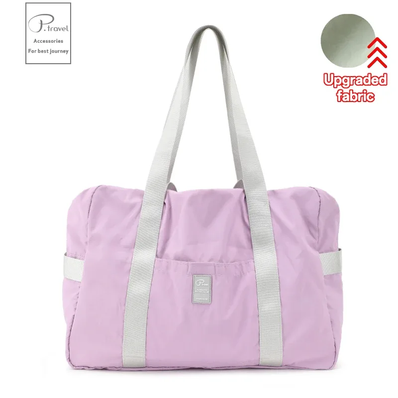 sac de voyage pliable et étanche, fourre-tout de grande capacité, sac de rangement de bagages avec plusieurs poches