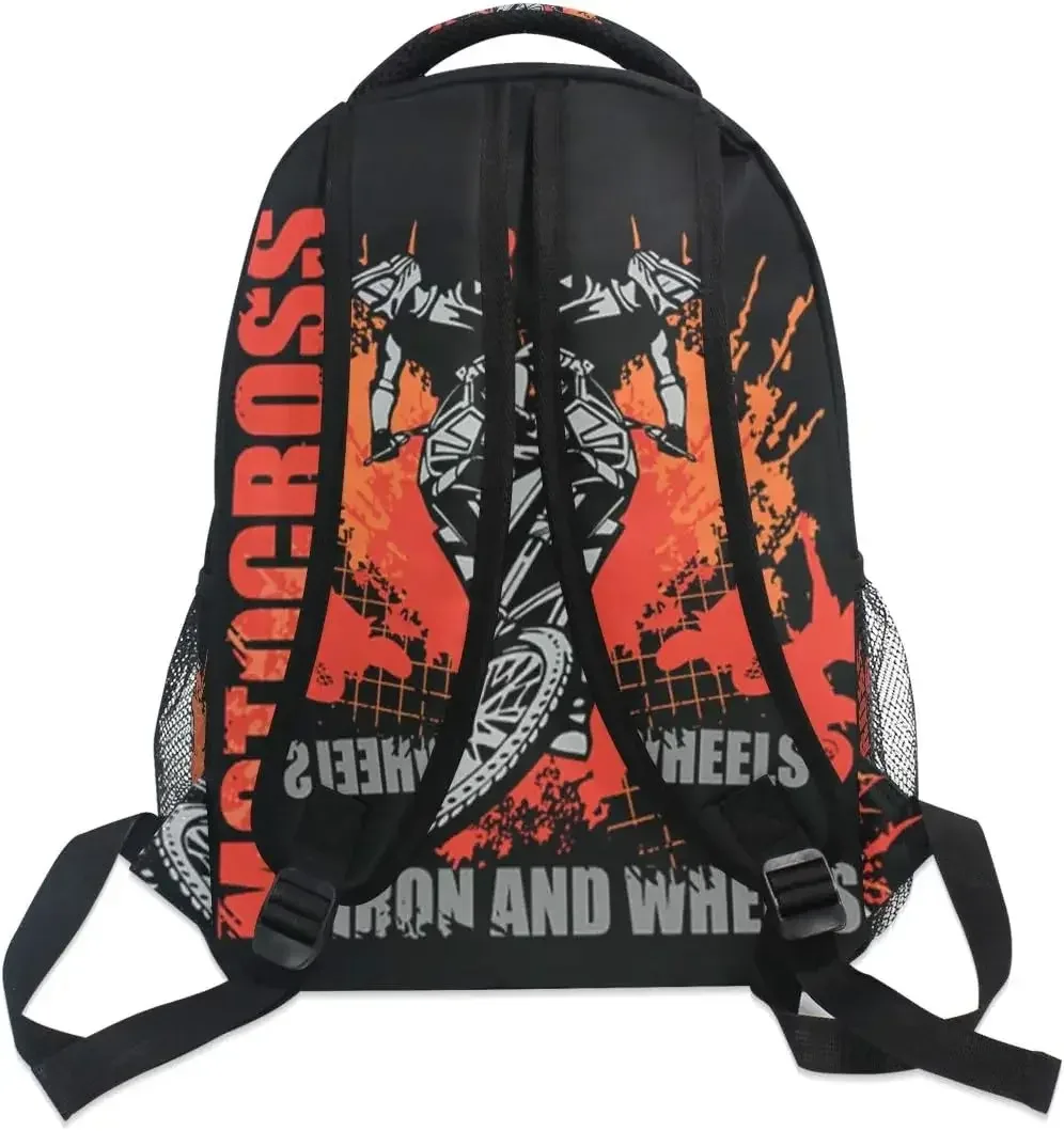 sac à dos de moto, sac d'école pour dirt bike, pour garçons et filles, sacs à dos d'ordinateur, sac de livre, voyage, randonnée, camping, sac de jour