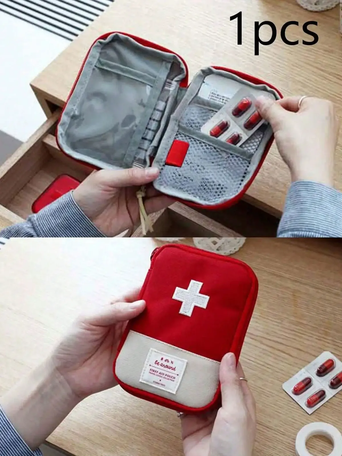 trousse de premiers secours simple et pratique, sac de rangement pour médicaments, sac organisateur médical, accessoires de sac à dos, adaptés aux voyages en plein air