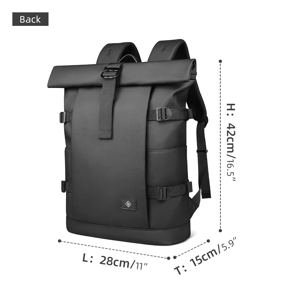 hk sac à dos étanche à roulettes pour hommes grande capacité extensible 17 pouces pochette d'ordinateur loisirs voyage sac à dos randonnée camping sacs