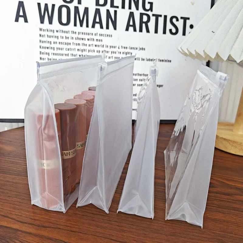 1-12 pièces transparent pvc stockage organisateur de voyage clair sac de maquillage esthéticienne sac cosmétique trousse de beauté trousse de toilette sacs de lavage