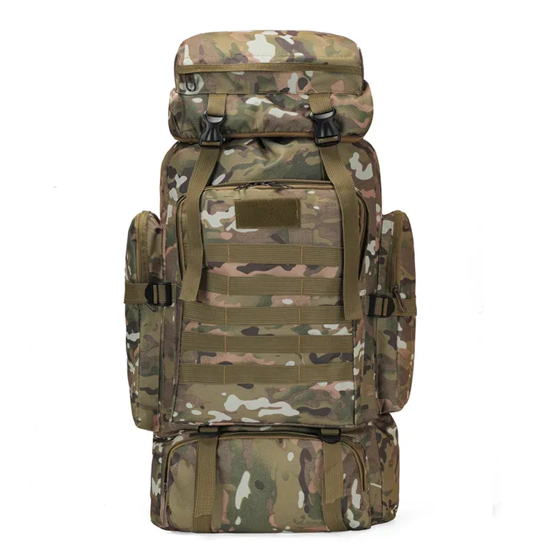 sac à dos oxford de grande capacité, 80l, 900d, étanche, militaire, pour activités en plein air, camping, randonnée, trekking, pêche, chasse