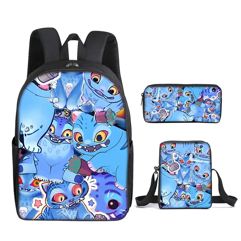sac à dos pour enfant avec poche avant, sacs à bandoulière, trousses à crayons pour les enfants de 5 à 10 ans, sacs d'école kpop demon hunters pour garçons et filles