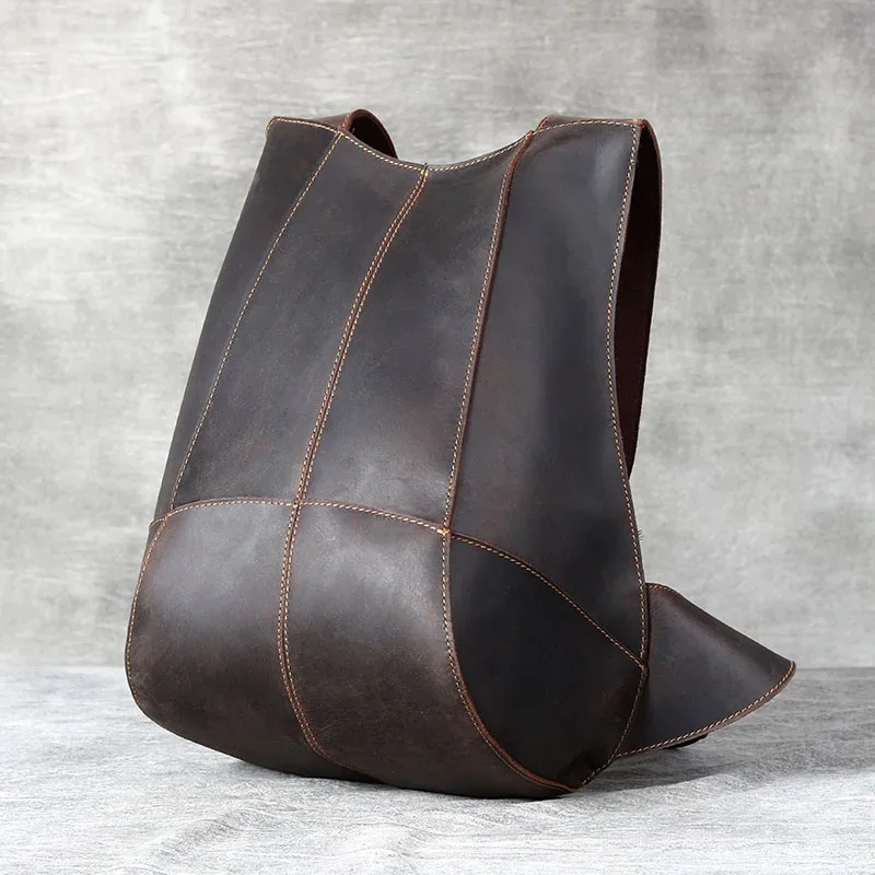 s.worker sac à dos décontracté en cuir véritable sac à bandoulière en cuir pleine fleur sac d'école de voyage sac à dos coccinelle personnalisé à la mode