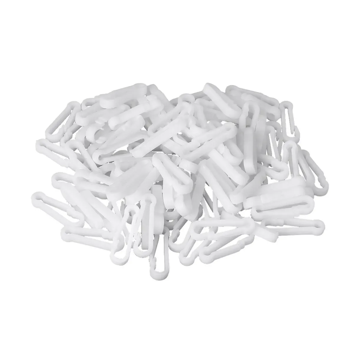 mini mousqueton en plastique pour sac à dos, 100 pièces, sangle sr
