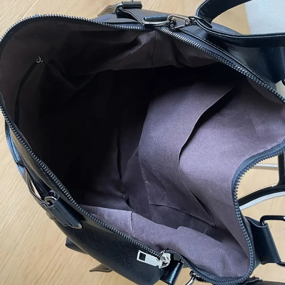 sac de voyage minimaliste imperméable, sac de sport décontracté en nylon grande capacité, sac à bandoulière simple pour les trajets quotidiens