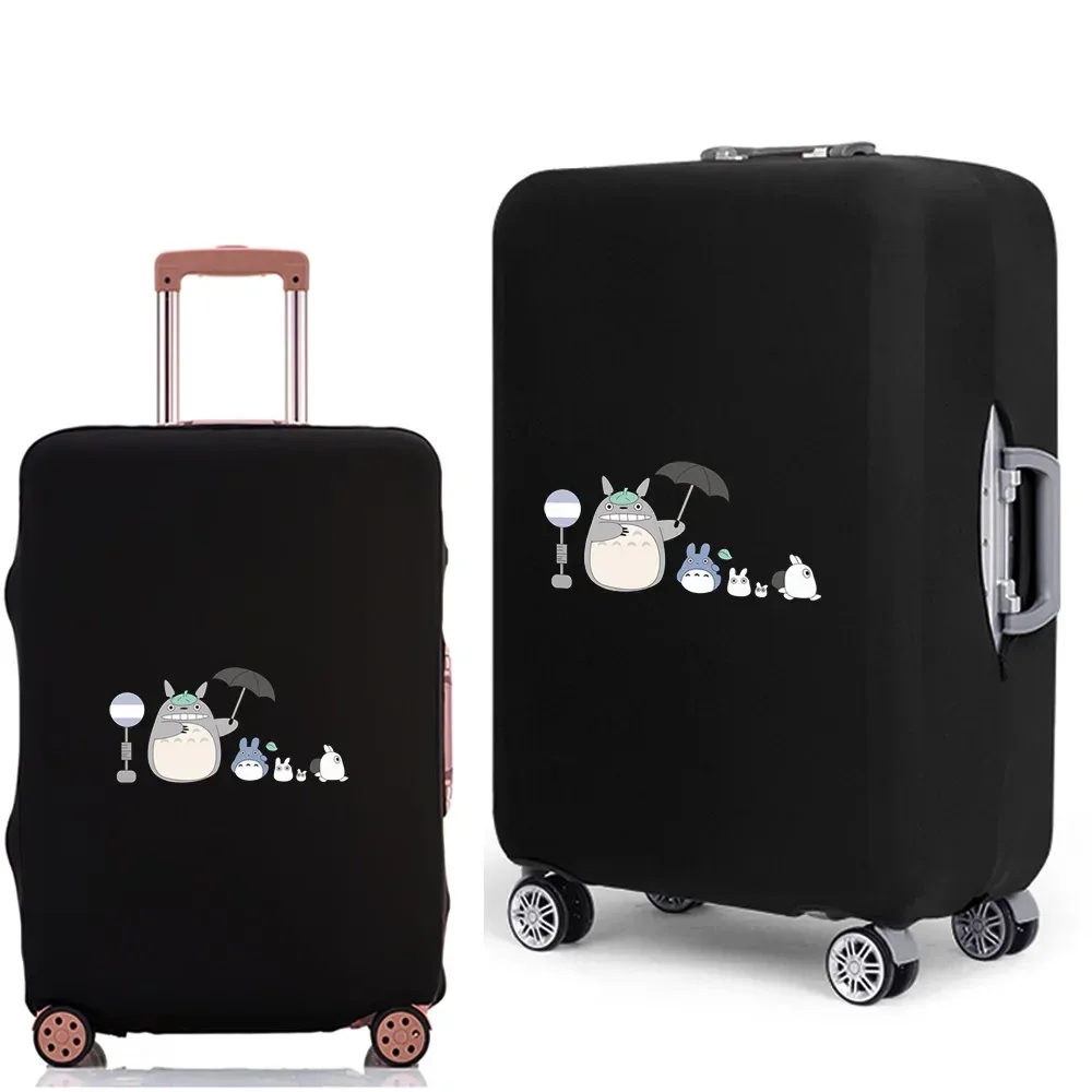 housse de protection pour bagages, étui anti-poussière élastique épais pour valises de voyage de 18 à 28 pouces, accessoires de voyage imprimés de dessins animés
