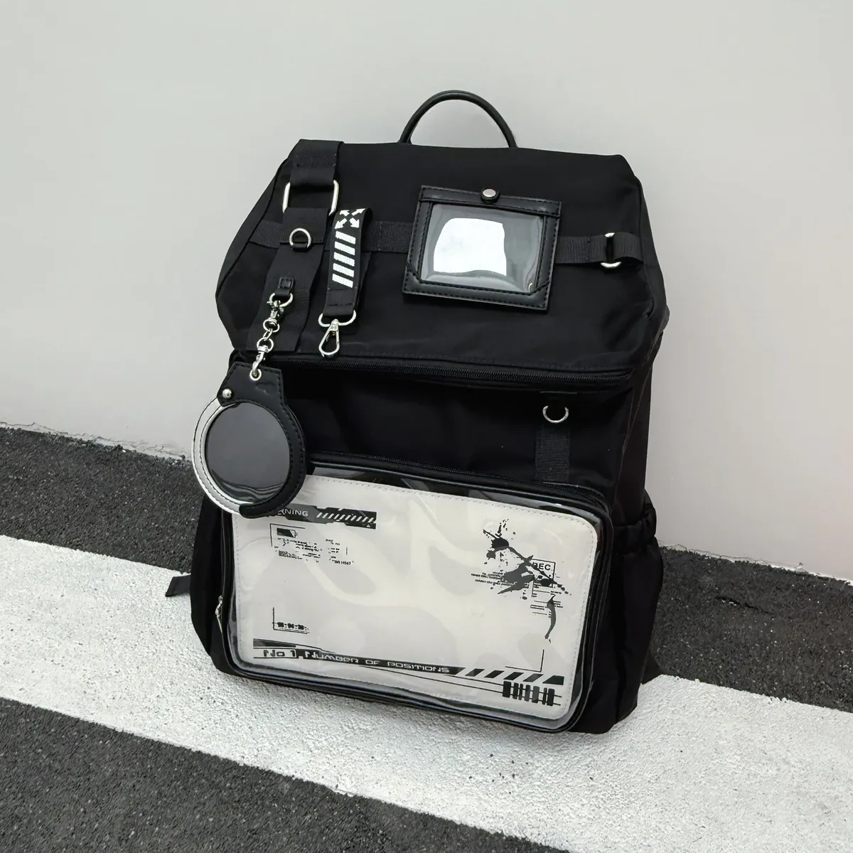 sac d'ordinateur 16 pouces de style académique japonais, grande capacité, polyvalent pour étudiants, loisirs et voyages, sac à bandoulière ergonomique