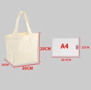 sac à main en toile noire pour étudiant, sac en coton initié unique, grand sac à provisions, poche de ceinture, sac cosmétique, cadeau