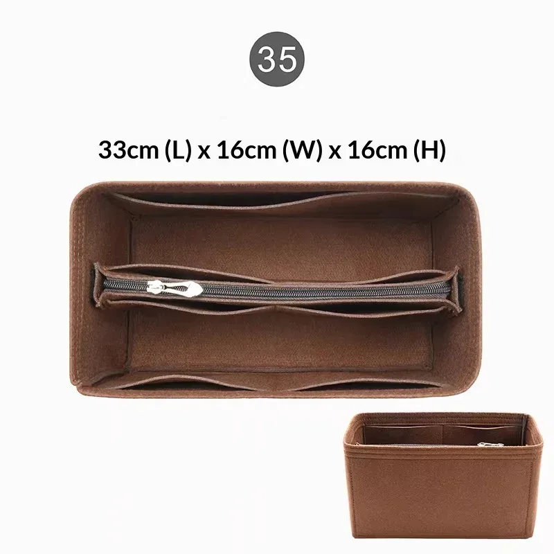 organisateur de sac en feutre pour sacs à rabat lv speedy 25 30 35, sac intérieur, trousse de maquillage, sac de voyage, accessoires pour sacs fourre-tout