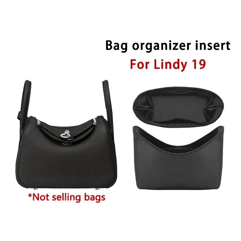 insert organisateur de sac pour lindy 26, rangement en nylon, sac durable, support de rangement, modification intérieure, accessoires de sac