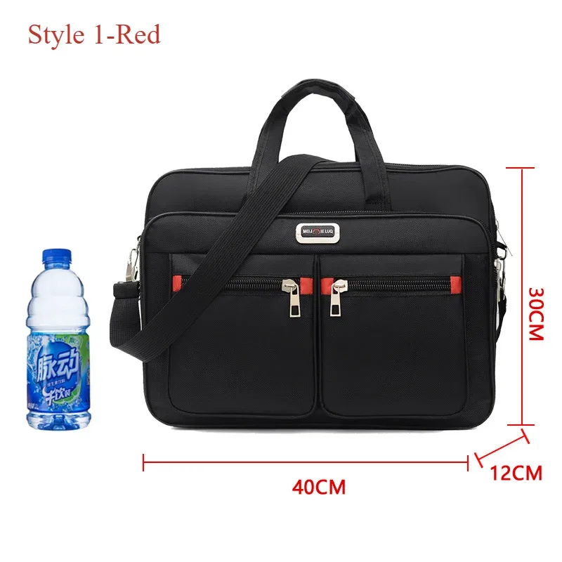 porte-documents de grande capacité, sacs de rangement d'informations pour documents d'affaires, protection pour ordinateur portable de voyage de week-end, organiser les accessoires de sac à main