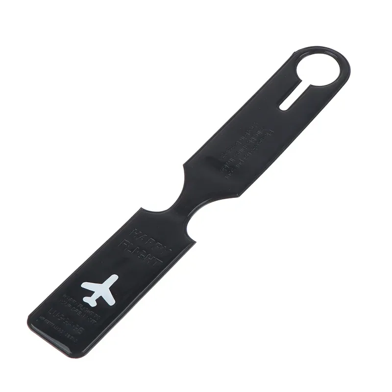 étiquettes de bagage en pvc mignonnes, sangles d'identification de valise, étiquettes d'adresse, accessoires d'avion, étiquettes d'identification pour bagages