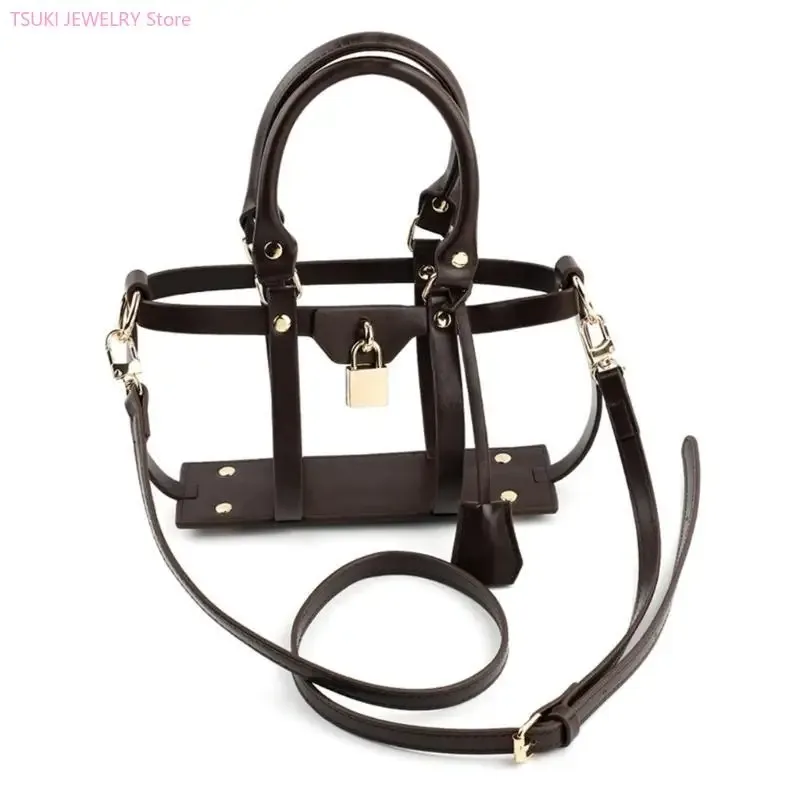 sac fourre-tout creux, ensemble de sacs messager avec bandoulière, pochette en pu pour sac à main, sac à bandoulière, accessoires de bricolage