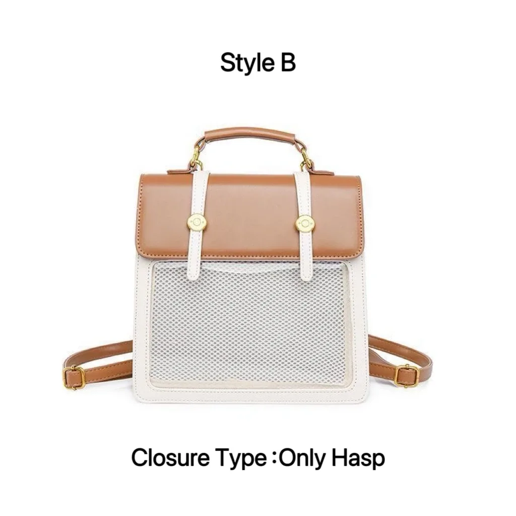 mode mignon ita sac à dos nouveau jk épaule lolita messager sac à bandoulière filles transparent bricolage affichage sac à main y2k mini sac à dos