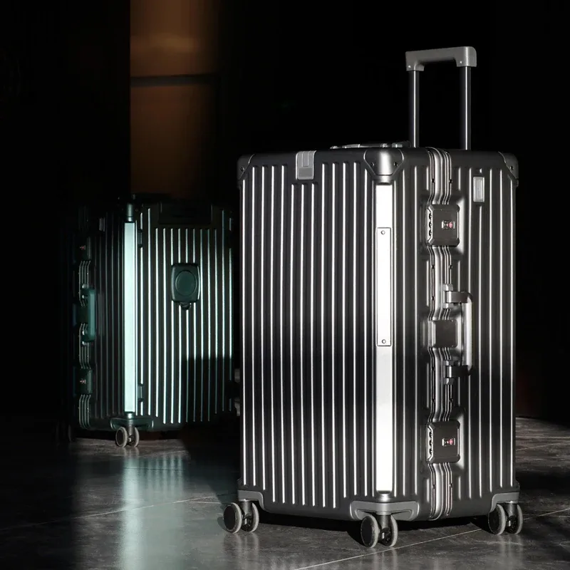 valise ko-ku de grande taille 32 pouces, cadre en aluminium épaissi, bagage de voyage d'affaires 20 pouces, va