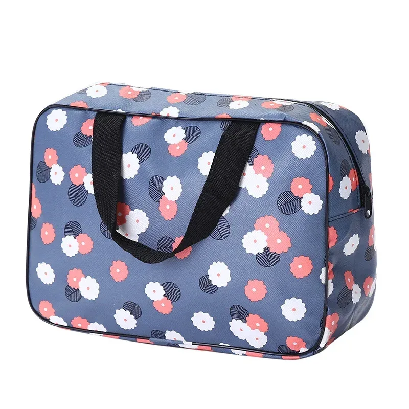 trousse de toilette de voyage pour filles, trousse de maquillage à fermeture éclair, organisateur de mode imprimé floral, fourre-tout pour femmes, grand sac à cosmétiques, nouvelle collection