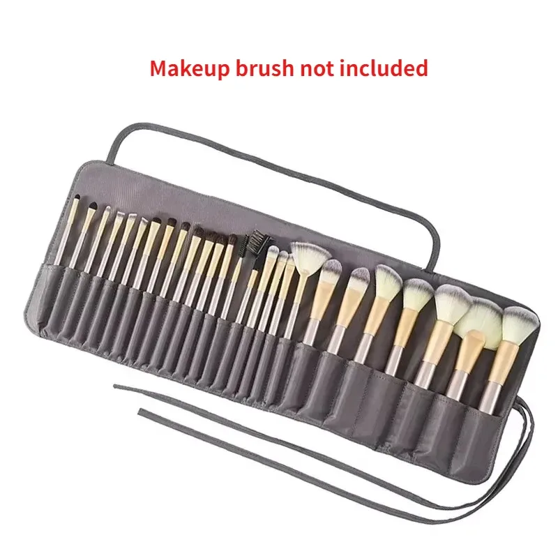 sac de rangement pour pinceaux de maquillage professionnel, sac de rangement pour pinceaux de maquillage pour femmes, organisateur de voyage, sac de beauté pliable et portable