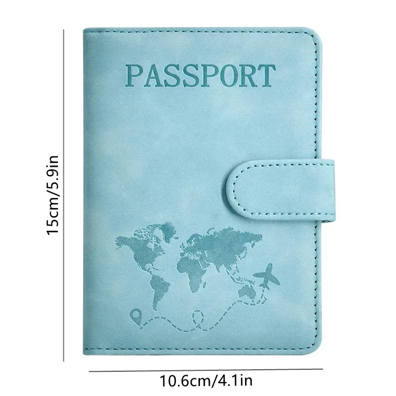porte-passeport pour homme et femme avec blocage rfid, protège-passeport, organiseur de documents de voyage