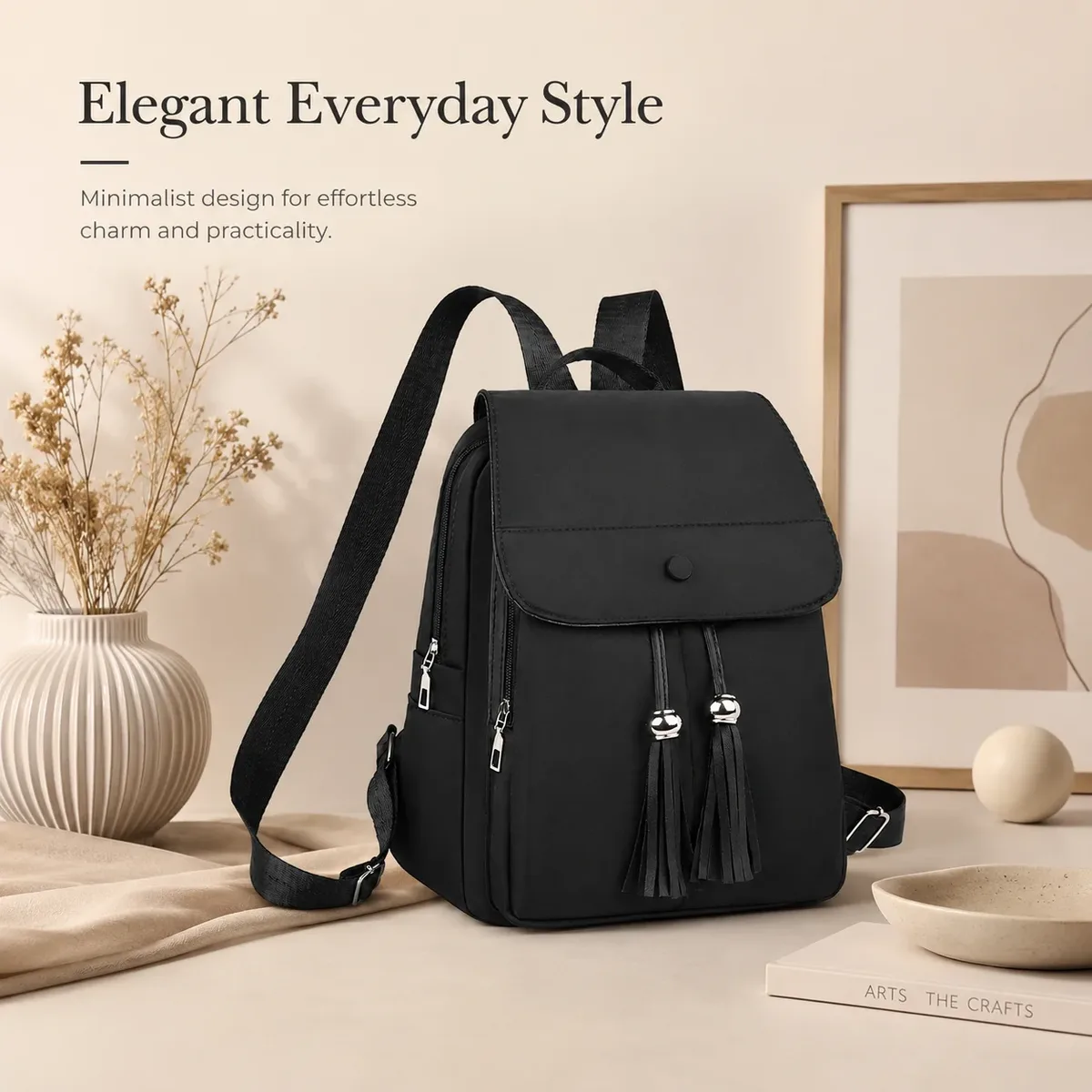 sac à dos uni pour femme au toucher haut de gamme, idéal pour les trajets quotidiens, le travail, les voyages, grande capacité, sac à dos léger