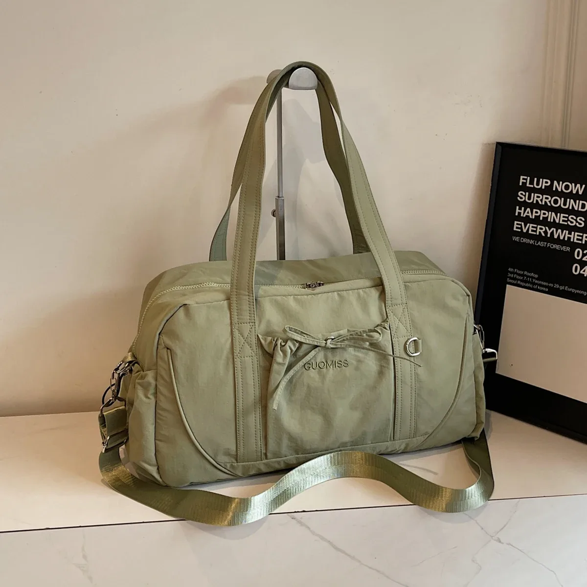 nouveau sac de voyage grande capacité épaule portable sac à bagages sac de rangement de voyage sac d'embarquement sport fitness sac pour les femmes