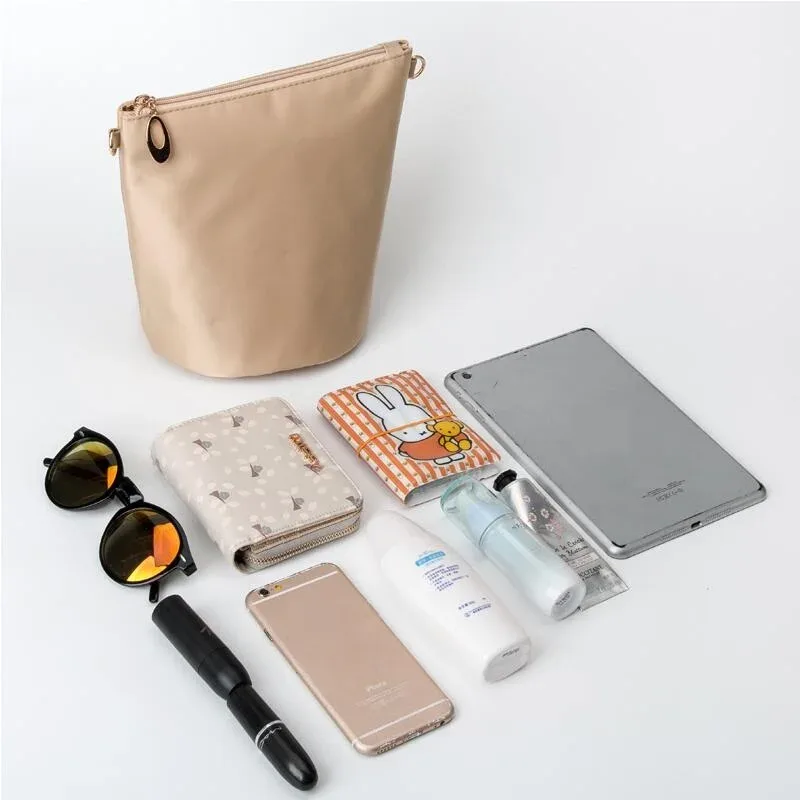 sac organisateur pour sac à main seau, inserts de sac seau (abricot, noir, café)