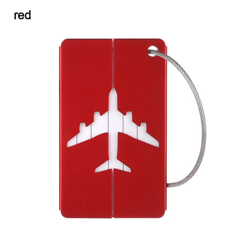 étiquettes de bagage de voyage réutilisables, valise attro, bagage de vacances, identification d'avion avec cordes, identification du sac, infraction