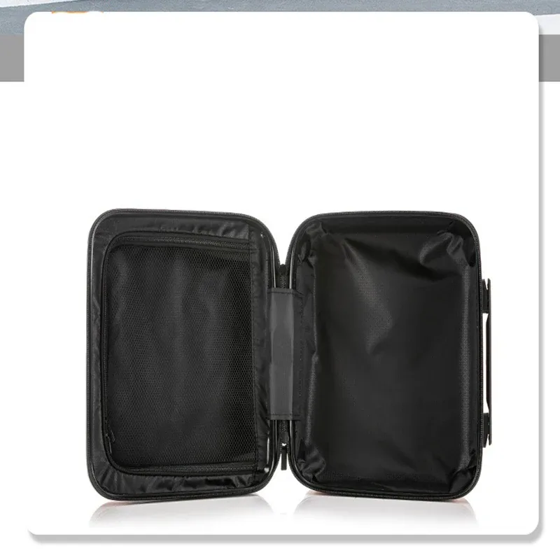 sac de rangement de cosmétiques de 16 pouces, mallette de voyage portable, petite valise de grande capacité
