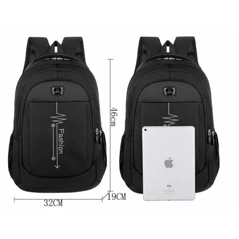 sac à dos oxford décontracté pour ordinateur portable, pour étudiants et adolescents, grande capacité