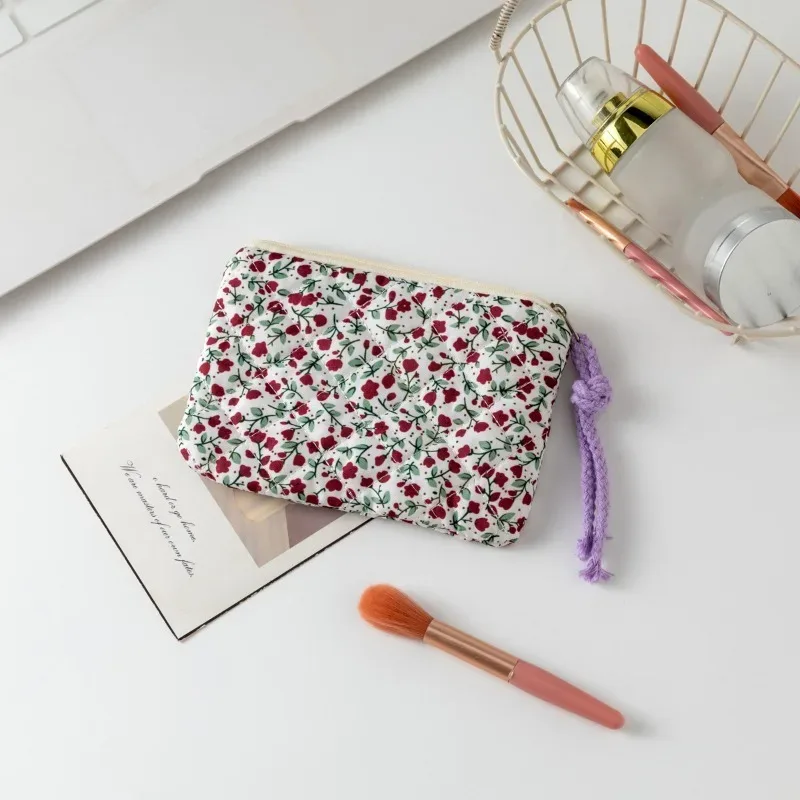 sac à cosmétiques avec nœud mignon, sac à cosmétiques à fermeture éclair pour femmes, petit étui de rangement pour rouge à lèvres, trousse de maquillage, sacs pour cartes de voyage pour dames