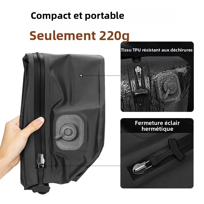 sacs de rangement sous vide automatiques reeyee pour vêtements, économiseur d'espace de voyage pour doudounes, sac de compression étanche et hermétique