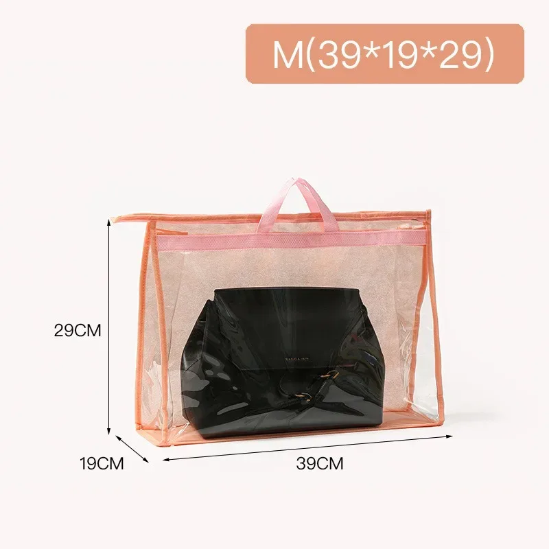 sac sac à poussière garde-robe sac suspendu sac de rangement pvc transparent sac en cuir étanche protection stockage sac suspendu