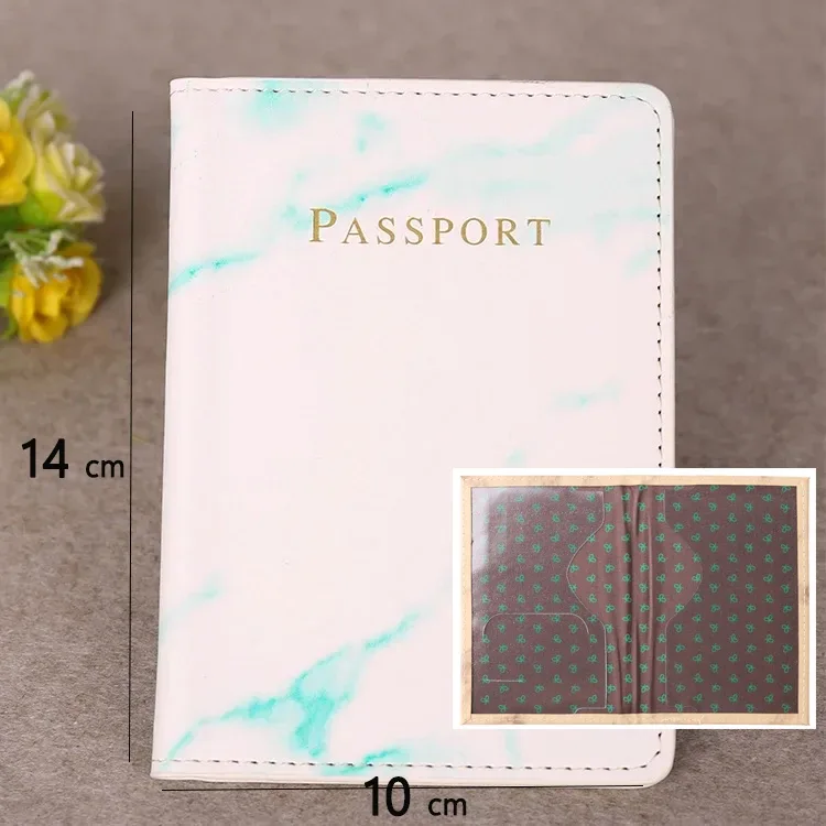 rfid anti blocage mince porte-passeport housse portefeuille de voyage pour hommes femmes multi-fonction id porte-carte bancaire accessoires