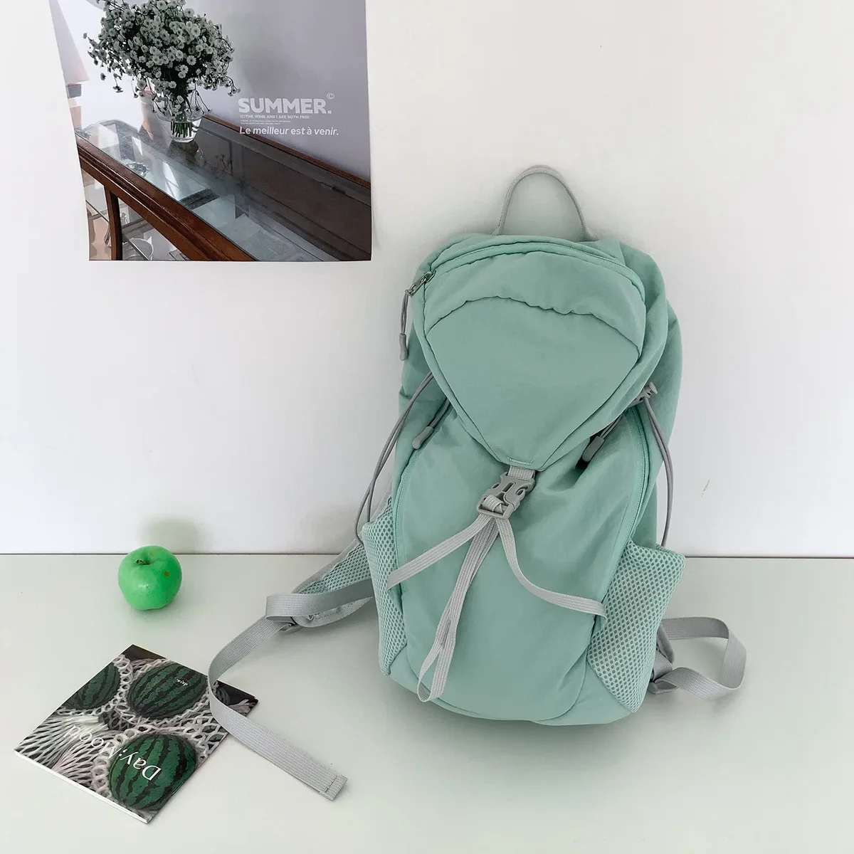 sac à dos de sport de plein air pour femmes, grande capacité, léger, en nylon, adapté au camping, aux voyages, polyvalent, unisexe