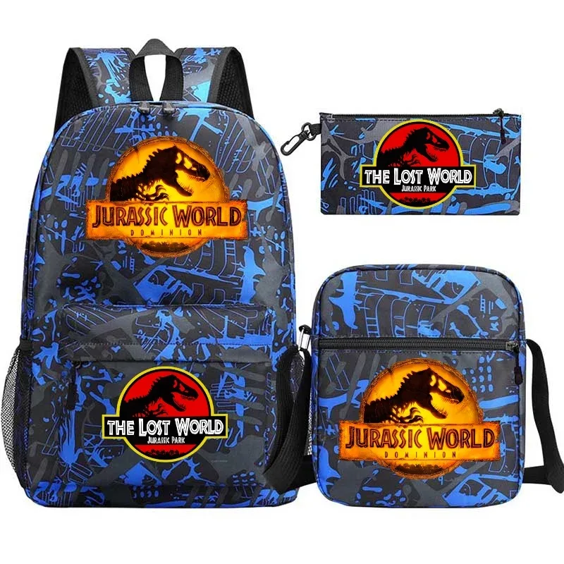 sacs à dos jurassic world park, sac à dos pour étudiants du premier cycle du secondaire, sac à dos de grande capacité pour adolescents, sac à dos de voyage décontracté pour ordinateur portable, mochilas