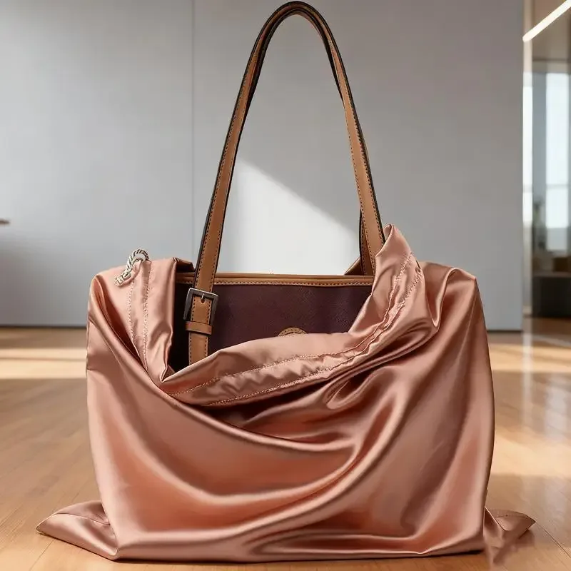 、1cc⚡ | housses anti-poussière pour sac à main en satin, 1 pièce, pochettes anti-poussière respirantes et réutilisables, protecteurs de sacs de luxe