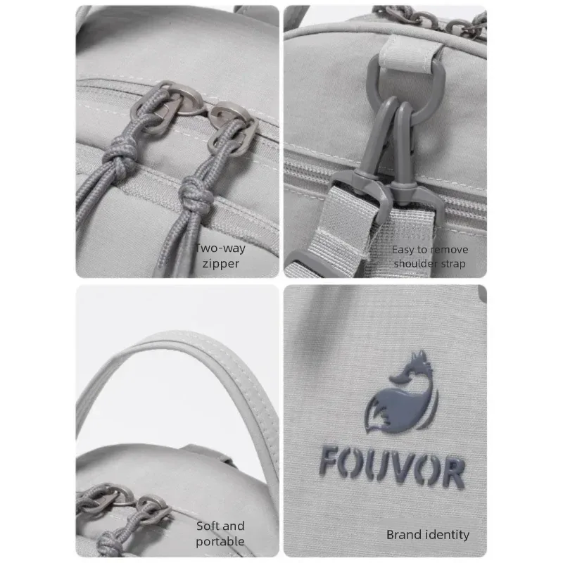sac mini multifonctionnel en nylon fouvor 2026 imperméable léger 3-en-1 sac à bandoulière sac à dos pour trajet quotidien 3073-12
