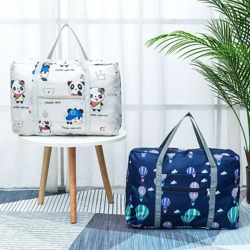 Sac de voyage pliable, fourre-tout de grande capacité, sac à bagages en tissu Oxford, sac de rangement de vêtements étanche