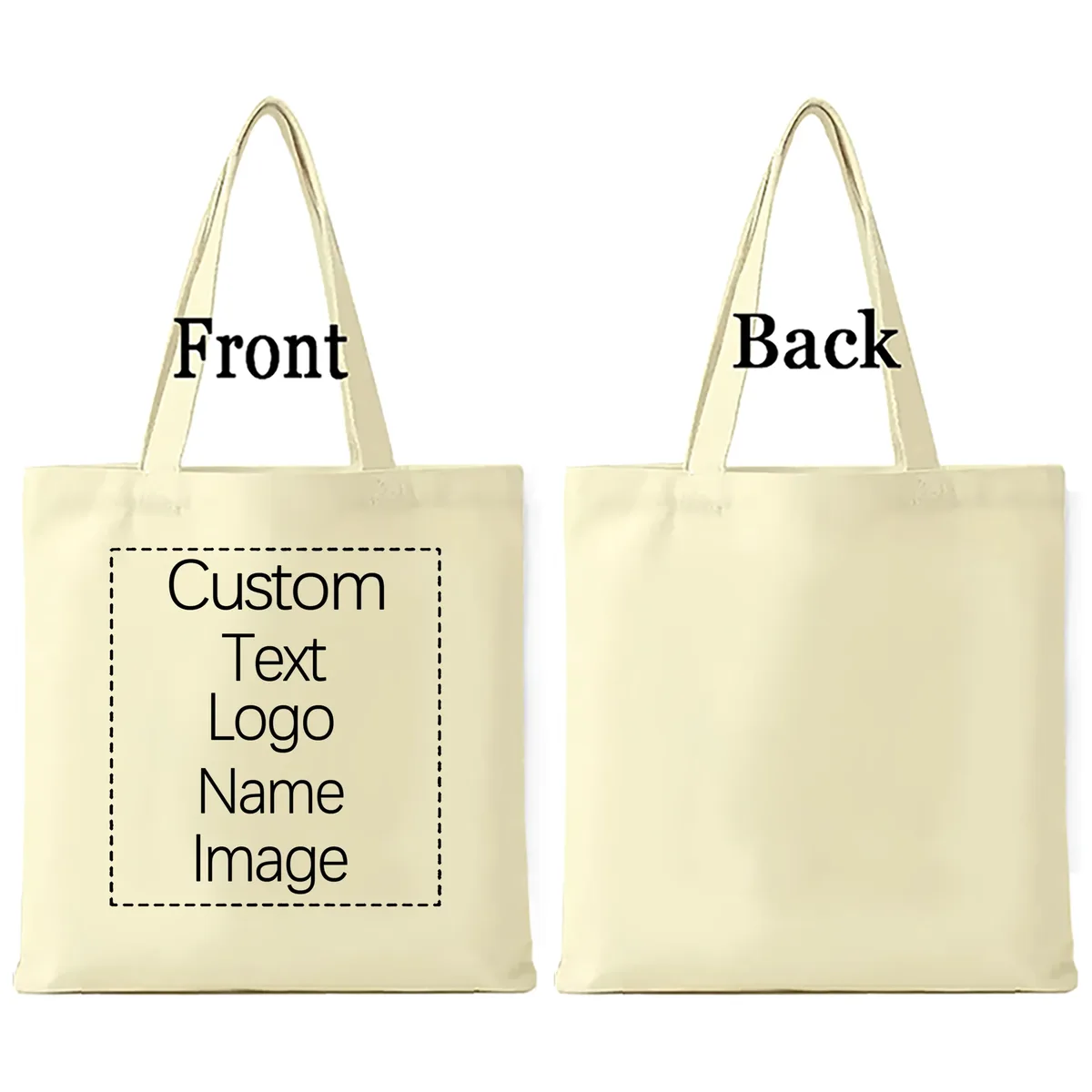 grands sacs fourre-tout en toile 40x42cm personnalisables avec logo, sacs à main réutilisables, cadeau pour demoiselles d'honneur, mariée, étudiants, sac de voyage pour femmes