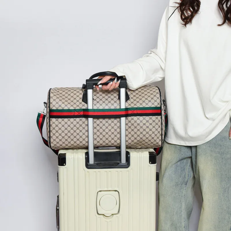 sac de voyage unisexe tendance, sac de sport imperméable de haute qualité, grande capacité, sac de cabine professionnel, sacs à main de luxe de créateur