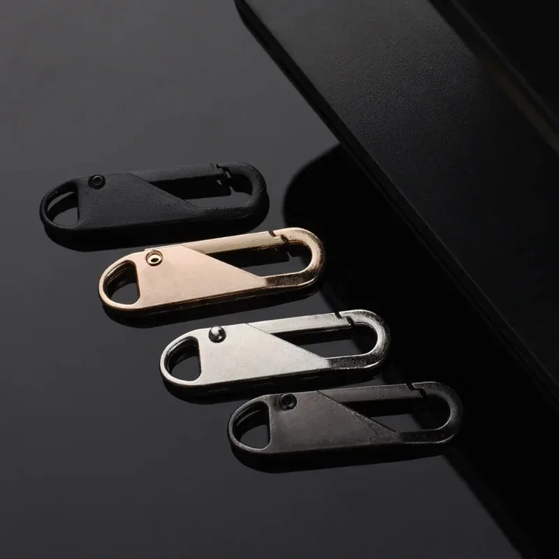 curseur de fermeture éclair de remplacement universel, alliage métallique, extracteur de fermeture éclair, sac à bagages, tête de fermeture éclair, bricolage, outil de couture artisanal, kit de réparation, 5 pièces