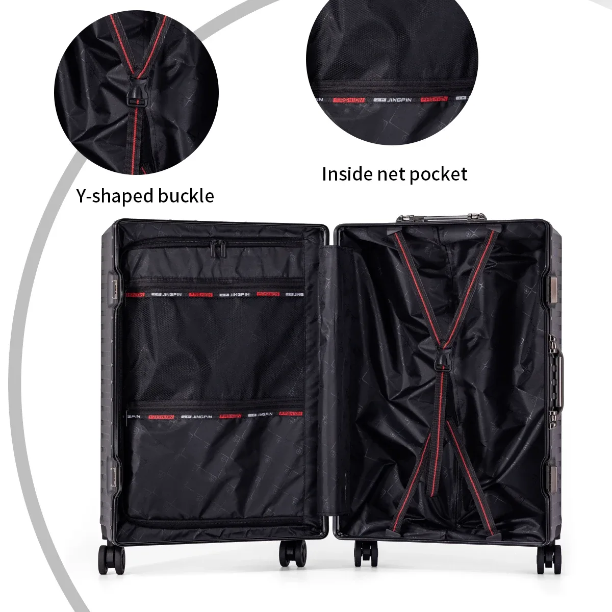 valise à roulettes multifonctionnelle solide et durable, nouvelle valise de grande capacité, boîte de mot de passe pour étudiant à roue universelle