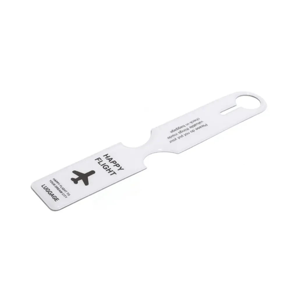 étiquette de bagage en pvc pour carte d'embarquement, étiquette nominative pour bagages, carte d'information, étiquette de valise d'avion, étiquette d'adresse