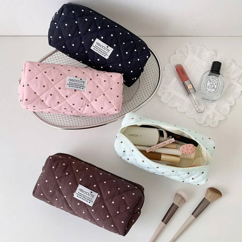 sac à main matelassé pour femme, style tendance, pochette de voyage, organisateur d'accessoires de maquillage et cosmétiques, sac fourre-tout portable à fermeture éclair