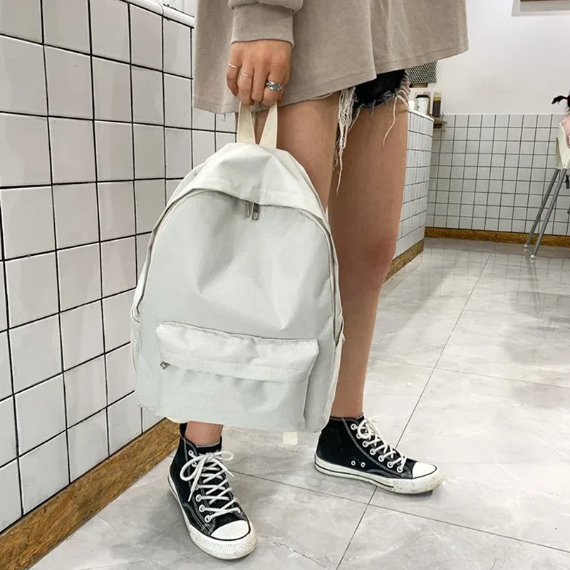 sac à dos de voyage de grande capacité pour hommes et femmes, cartable étudiant, mode coréenne, solide