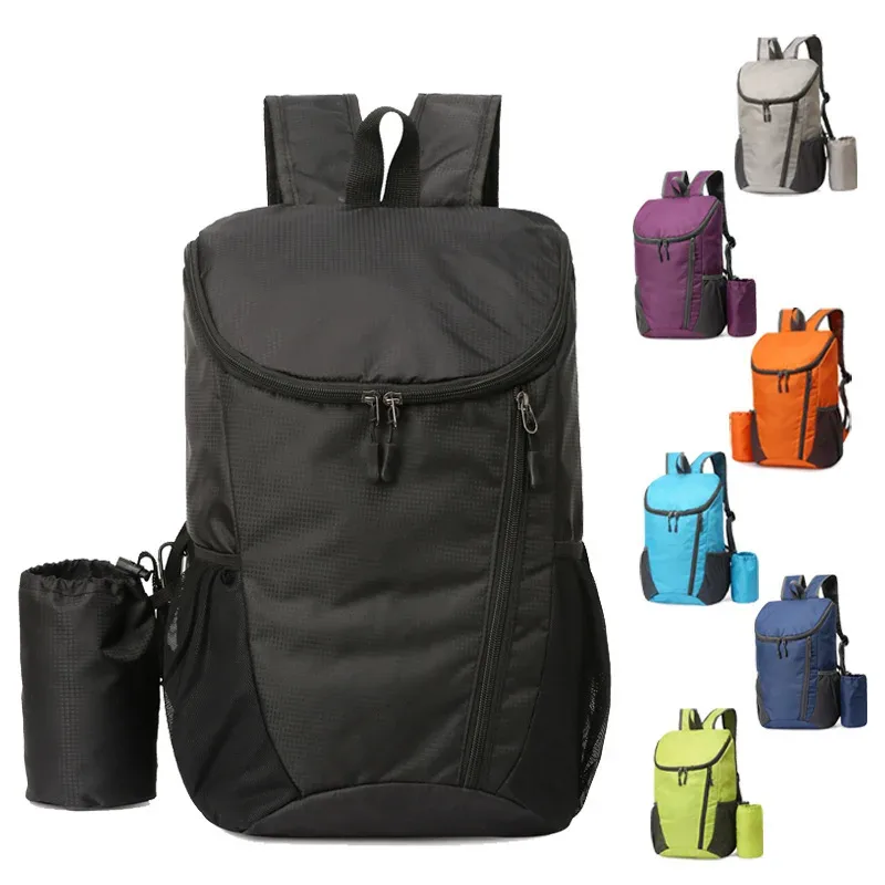 Sac à dos d'alpinisme de sport de grande capacité-sac de voyage extérieur imperméable pliable léger pour le sport