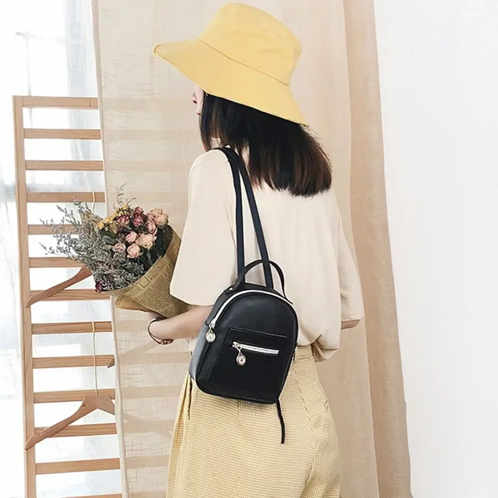 mini sac à dos étanche pour petite entreprise, sac de jour en pu pour fille, sac initié